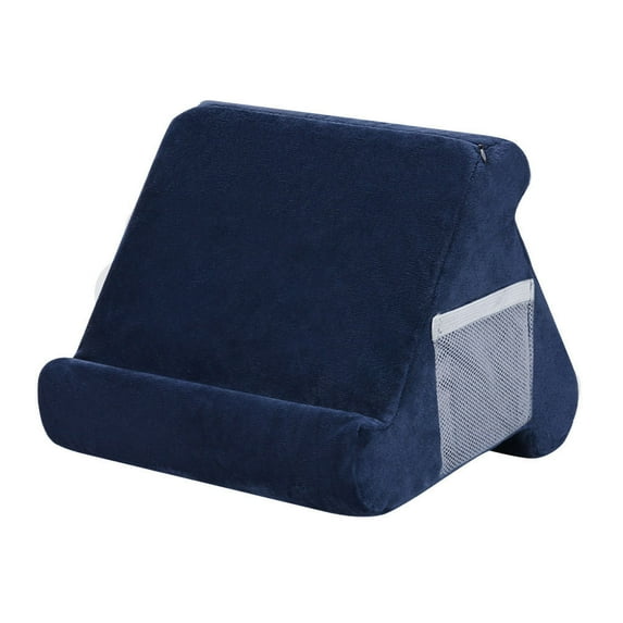 Tablet Pillow Stand - Tablet Holder for Bed Multi Angle Cushioned Tablet And Stand Space Gray Seen On TV Clearance