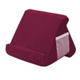 thumbnail image 1 of Tablet Pillow Stand - Tablet Holder for Bed Multi Angle Cushioned Tablet And Stand Space Gray Seen On TV Clearance, 1 of 3