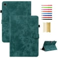 thumbnail image 1 of Tablet Protective Case for Samsung Tab A7 Lite, Bracket Tablet Case Adjustable Kickstand Card Slot Tablet Case Shockproof Case Cover for Galaxy Tab 8.7 inch 2021 SM-T225/SM-T220,Darkgreen, 1 of 6