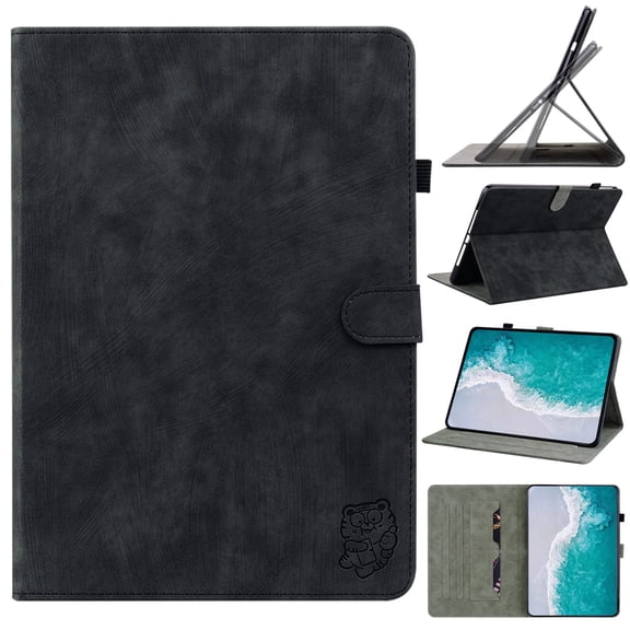 Tablet Protective Case for iPad mini 6th Gen 8.3" 2021, Bracket Tablet Case Adjustable Kickstand Card Slot Tablet Case Shockproof Case Auto Sleep/Wake Case Cover for iPad mini 6th Gen 8.3",Black