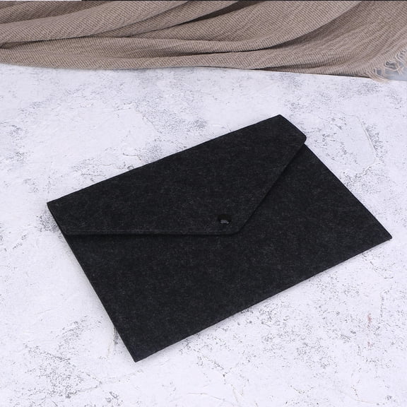 Tablet Protective Cover for 10 Inch 12 Inch Dark Grey Felt Material Scratch Resistant