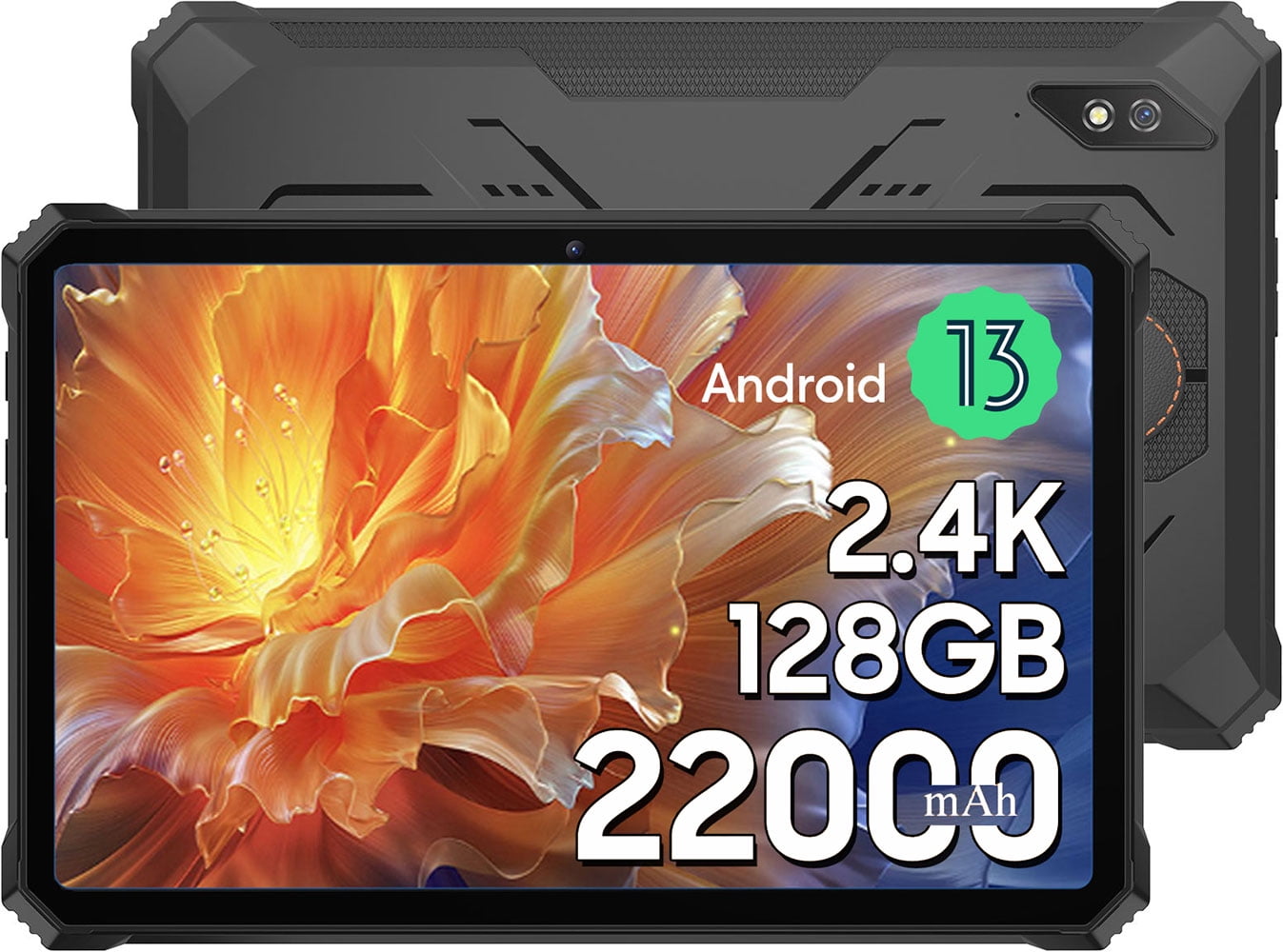 Blackview Android 13 Tablette 10 Pouces Dual 4G LTE+5G WiFi 8Go RAM +128Go  ROM (2To TF) Tablette Tactile avec Processeur Octa-Core Certifié  GMS/7680mAh/13MP+8MP/GPS/OTG/2 en 1 (2023) : : Informatique