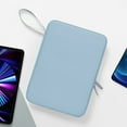thumbnail image 1 of Tablet Sleeve Bag for 12.9 Inch Tablet | Water-Resistant Multi-Pocket Storage Case | Durable Polyester | Fits 9-12.9” Devices | Lanyard Carry | Office, Travel Use | Black, Gray, Pink, Green, Blue, 1 of 7