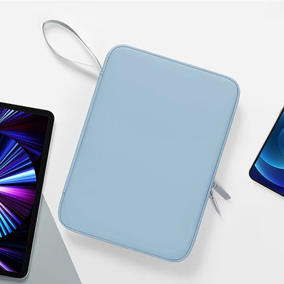 Tablet Sleeve Bag, Carrying Case Multi-Functional Storage with Lanyard and Pockets for Travel, School, and Work Organization