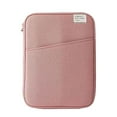 thumbnail image 1 of Tablet Sleeve Bag Laptop Pouch Soft Computer Handbag Notebook Keyboard Storage Zipper Closure Mouse Organizer Business Pink 11inch, 1 of 7