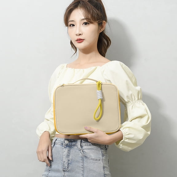 Tablet Sleeve Bag with Multilayer Design for Efficient Storage, Compact Electronics Organizer Pouch for Business Travel, Men and Women’s Tablet Carrying Case