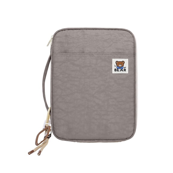 Tablet Sleeve Bag with Multilayer Efficient Storage, Water Resistant Compact Organizer for Campus Office Travel Use
