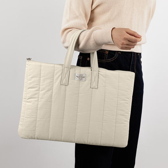 Tablet Sleeve Bag with Multilayer Efficient Storage, Water Resistant Compact Organizer for Campus Office Travel Use