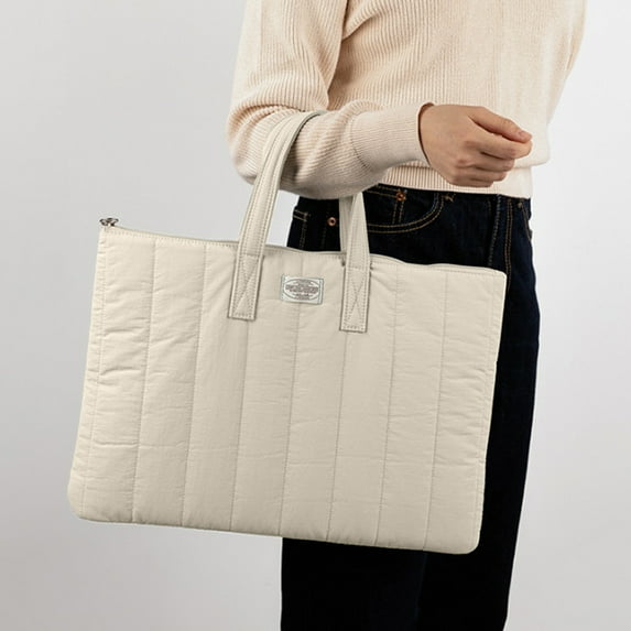 Tablet Sleeve Organizer Bag Efficient Multi Layer Storage Water Resistant Protection Travel Electronics Pouch Compact Design 11x14x0.8 Inches Black Sky Blue