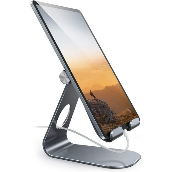 Tablet Stand, Adjustable ipad Stand : Desktop Stand Holder Dock Base Mount for iPad Pro Air mini 2 3 4