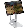 thumbnail image 1 of Tablet Stand Double Lever,Adjustable Height, Foldable Tablet Table Holder for iPhone 13/13 Pro/13 Pro Max,for iPad Air/Pro 11/12.9/Mini, for8-13 in Tablets, 1 of 7