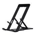 thumbnail image 1 of Tablet Stand Folding Portable Adjustable Aluminum Alloy Desktop Holder Universal Stable Non-Slip Pad for iPad Phone Online Classes Meetings Videos Travel Easy Carry Convenience, 1 of 1
