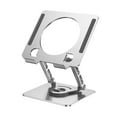 Tablet Stand Holder with 360° Rotating Base, Adjustable Foldable iPad