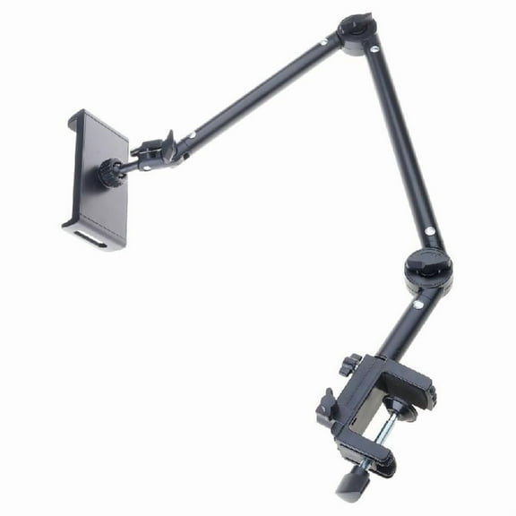 Tablet Stand Holder Aluminum Holder for Desk Bed Adjustable Arm Clamp Mount with 360 Degree Rotation Tablet Holder