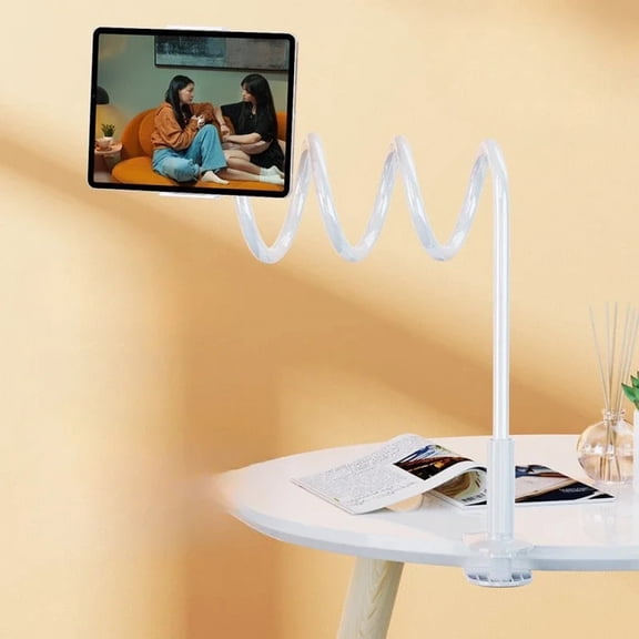 Tablet Stand Holder Mount Clip Grip Flexible Long Arm Gooseneck For iPad iPhone Switch Galaxy Tab Kindle D1S6
