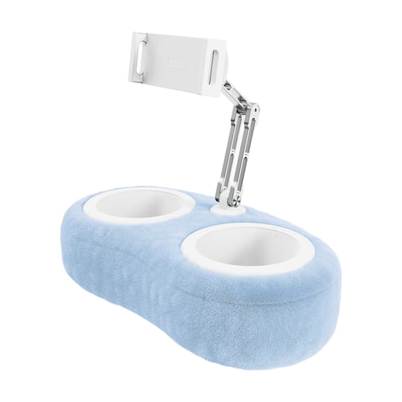 Tablet Stand with Pillow Tablet Holder Aluminum Alloy Rotating Heightening Lazy Stand for Phones Live Broadcast Home B