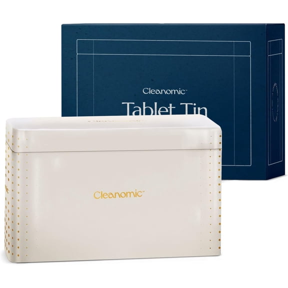 Tablet Tin - Lidded Storage Bins