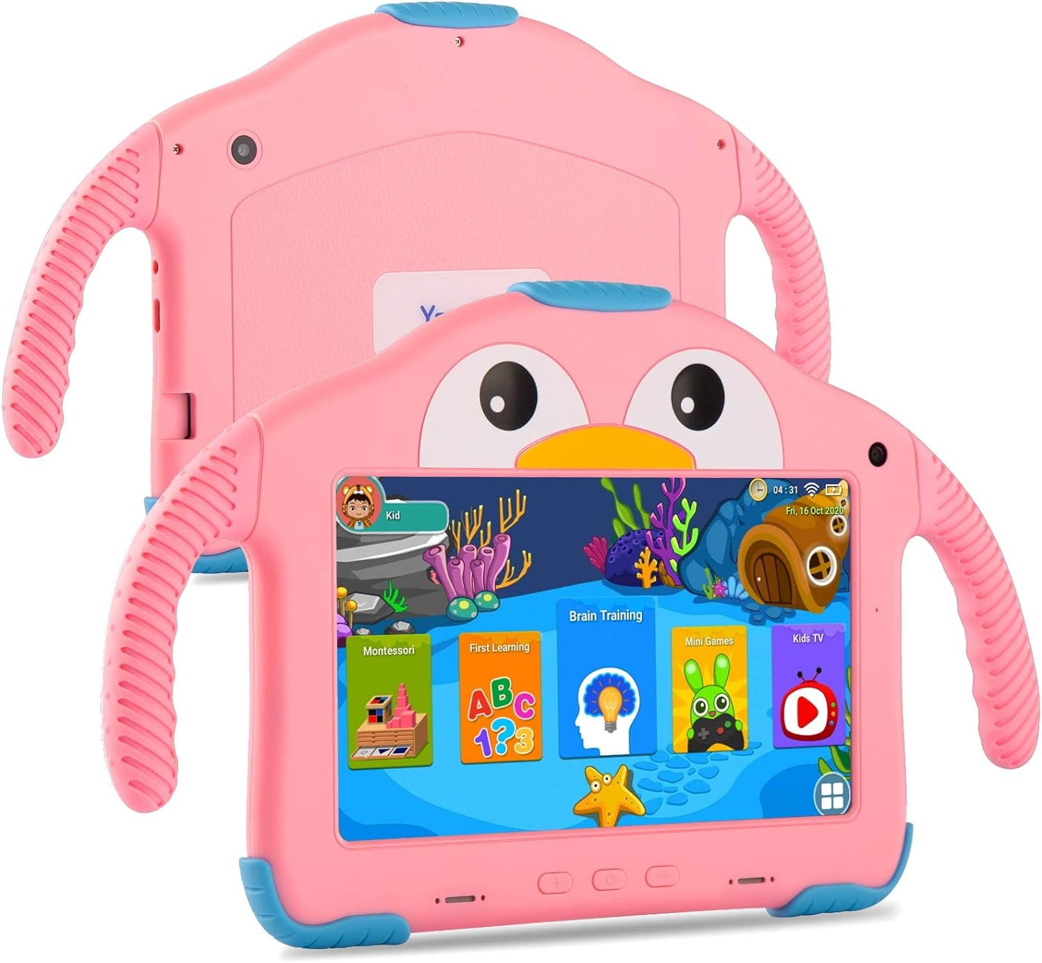7 Kids Tablet Android Tablet PC 8 GB ROM 1024 * 600 Résolution WiFi Kids  Tablet PC, Vert 
