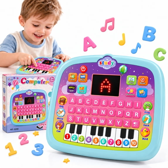 Tablet Toy for Toddlers 1-3, Preschool Learning Toys for Toddler 2 3 4 5 Year Old Boys Girls, Educational Toys for Girls Boys Age 2-5 Year Old
