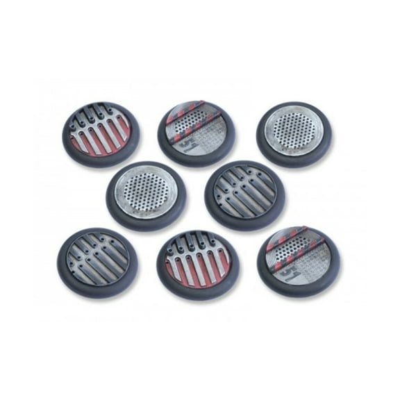 Tabletop Art 40mm Round Base w/Lip - Space Dungeon (8) New