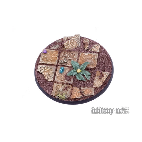 Tabletop Art 80mm Round Base 1 - Lizard City New