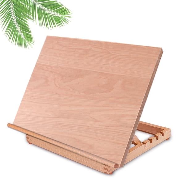 Tabletop Art Easel A3 Upgrade Adjustable Angle Beech Wood