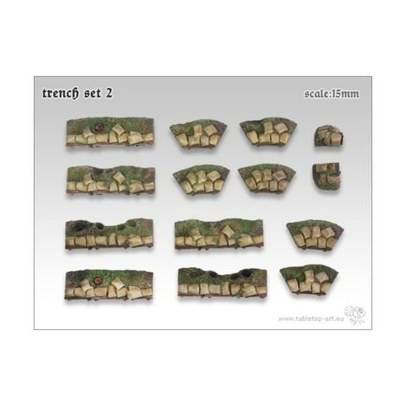 Tabletop Art Trench Set #2 New