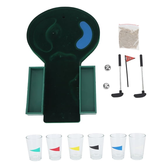 Tabletop Ball Drink Game Mini Decompression Glass Desktop Ball Drink Game for Dining