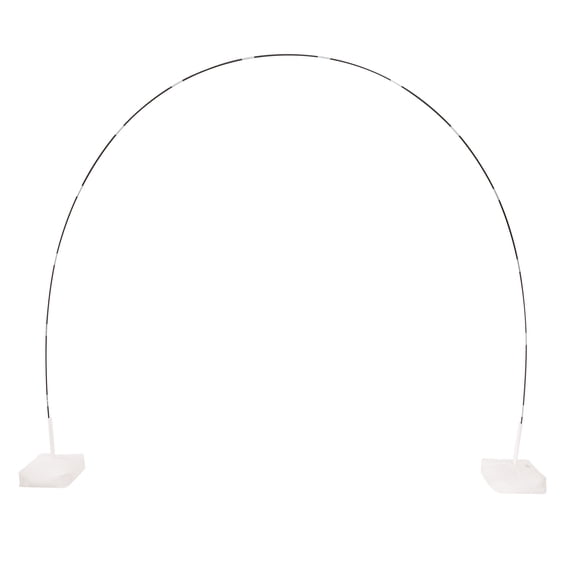 Gold, White, and Silver Balloon Arch Kit Frame, 73 Pieces, by Way To Celebrate