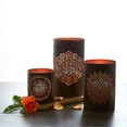 thumbnail image 1 of Tabletop Black Mandala Decorative Lantern Set, 1 of 4