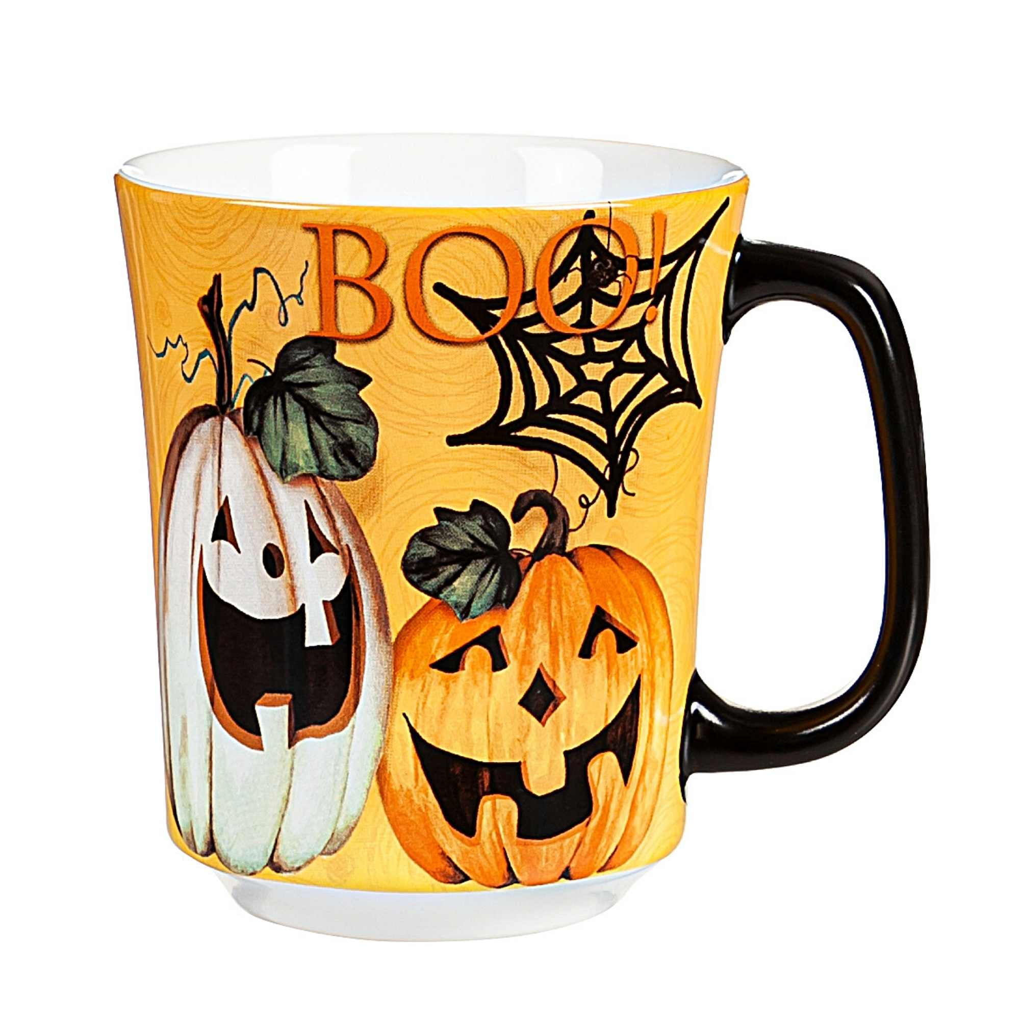 Tabletop Boo Pumpkins Cup Ceramic Boo Awesome Cup 3Rca7991 - Walmart.com