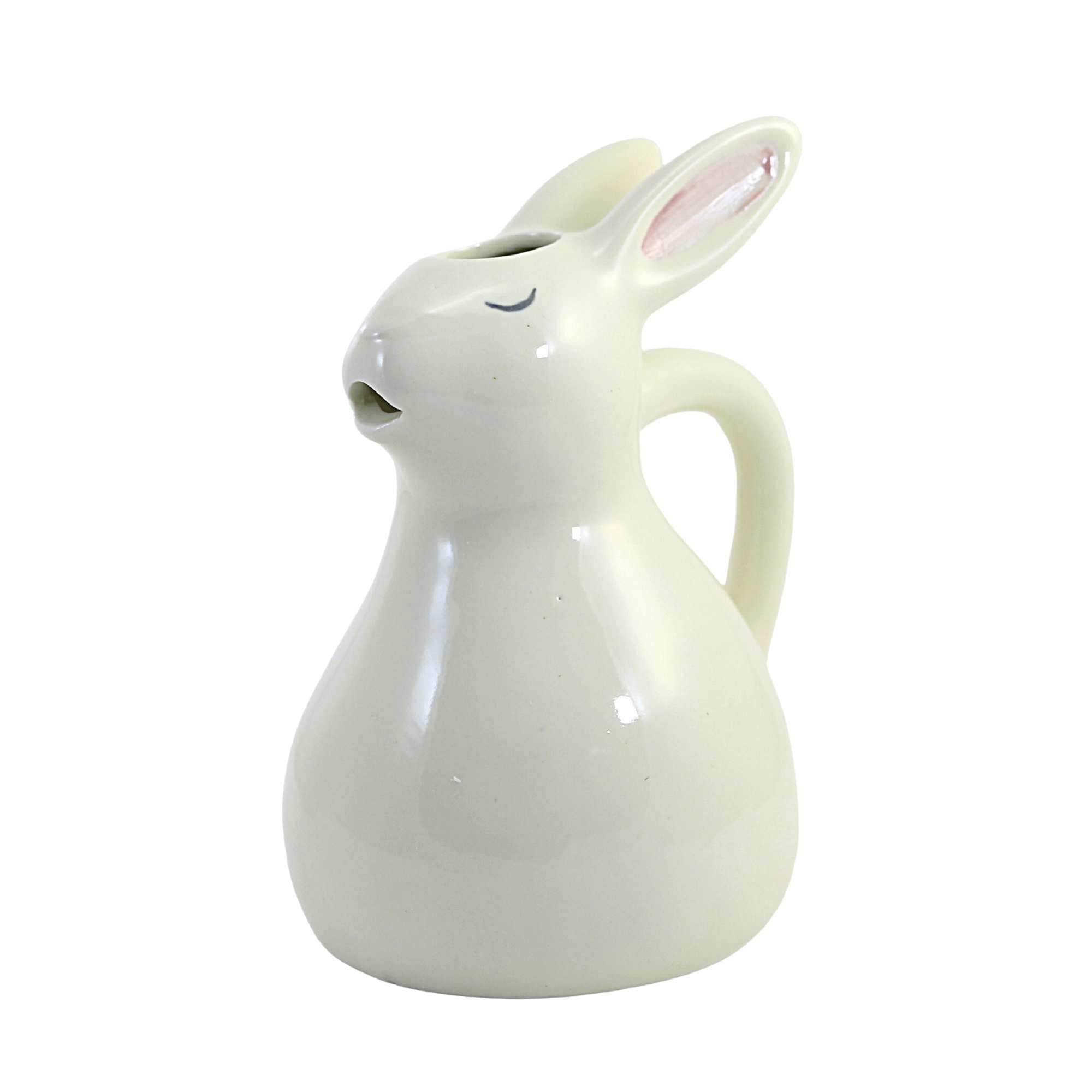 One Hundred 80 Degrees 6.75In Bunny Pitcher, Ceramic, Decorative ...