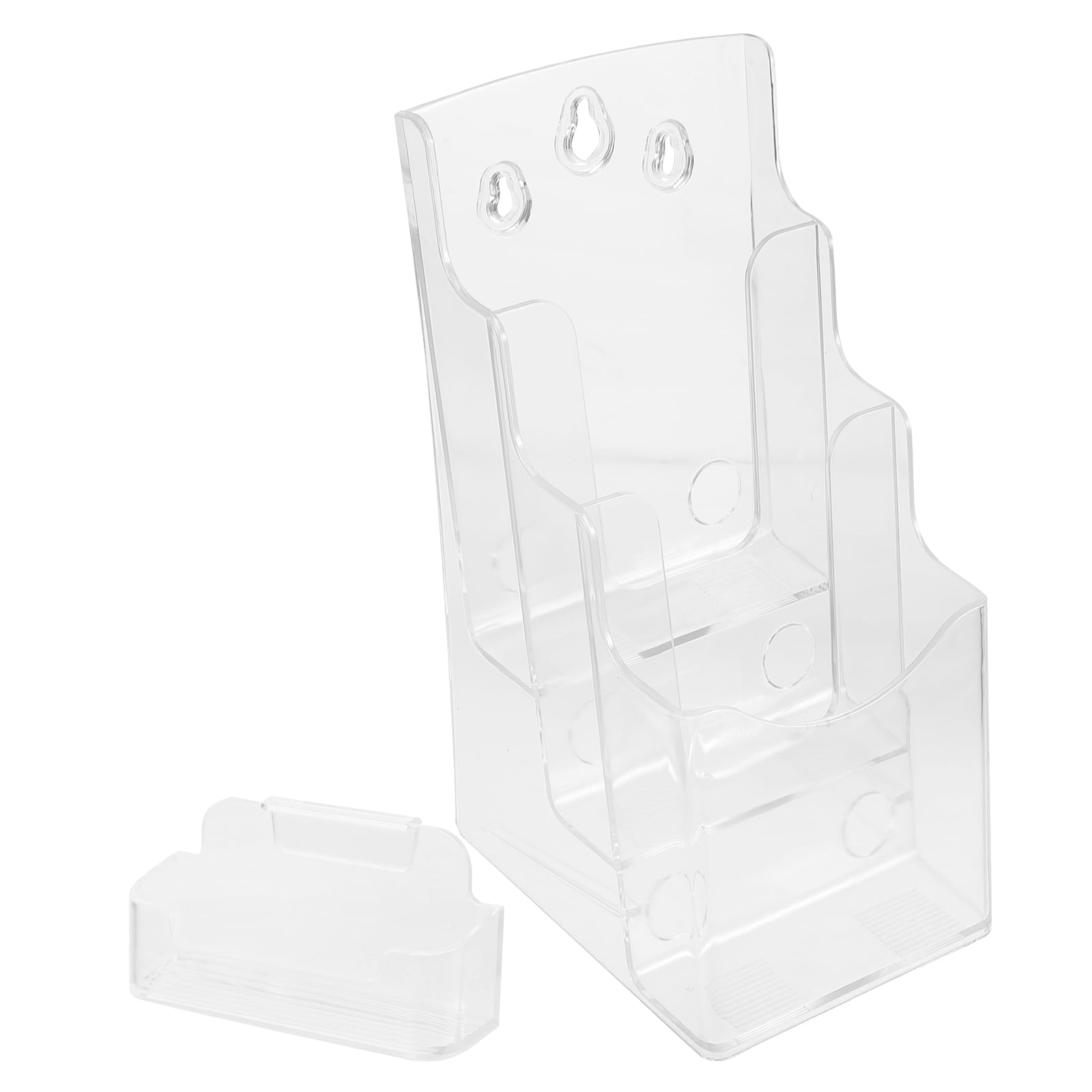 Tabletop Card Holder Name Acrylic Brochure Stand Business Cards Show