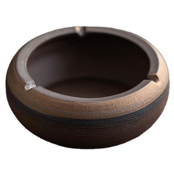 Tabletop Ceramic Vintage Ashtray for Cigarettes, Wind Proof, Anti-skid Table Top Ashtray