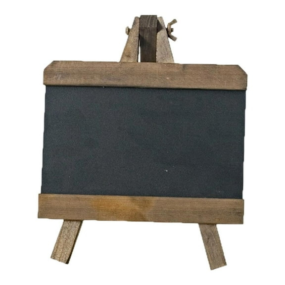 Tabletop Chalkboard Sign Mini Blackboard Menu Board Compact Wood Construction for Wedding Kitchen Event Table