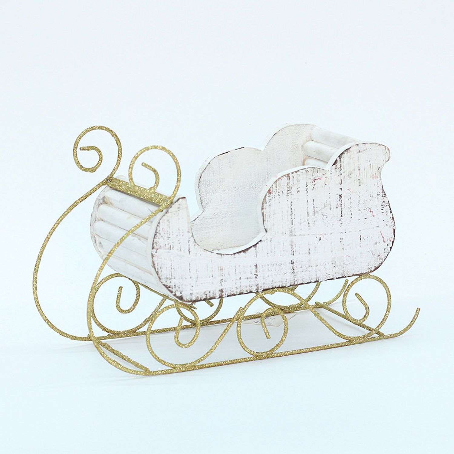 Tabletop Christmas Sleigh Decoration Sleigh Model Xmas Party Scene