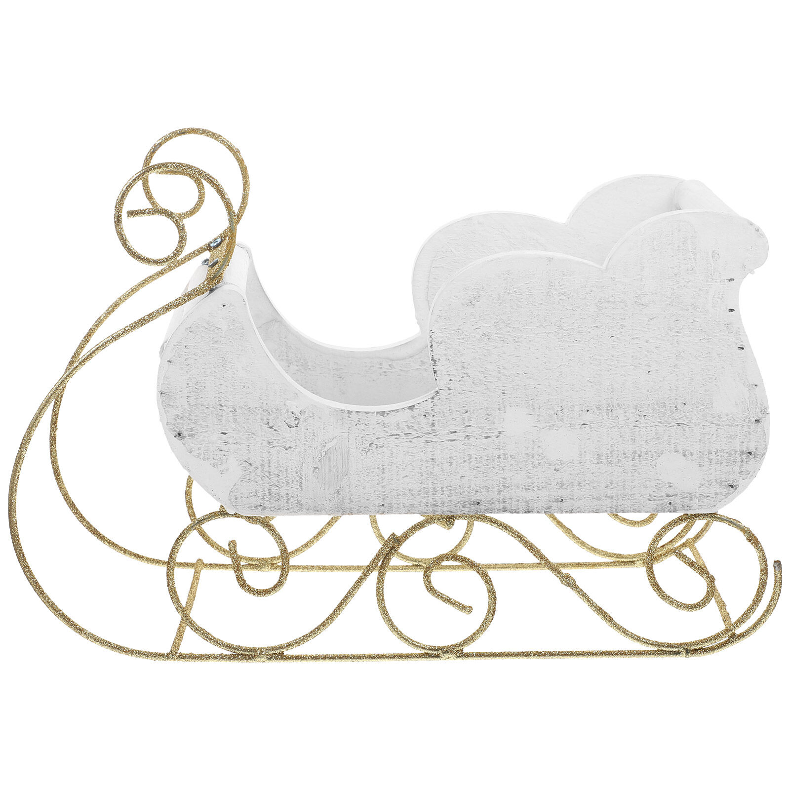 Tabletop Christmas Sleigh Decoration Sleigh Model Xmas Party Scene
