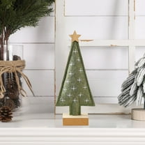Tabletop Christmas Tree Christmas Decoration Felt Decorative Mini Xmas Tree Table Centerpiece for Home Decor Fireplace Office