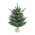 thumbnail image 1 of Tabletop Christmas Tree Decor Artificial Cedar Pine Trees Mini Christmas Tree Ornaments for Desktop Window Walkway Decoration Indoor Home Party, 1 of 6