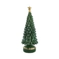 thumbnail image 1 of Tabletop Christmas Tree Figurines Set - 7.8 Inch Resin Xmas Trees with Glitter for Rustic Home Decor, Mantel Displays and Indoor Holiday Christmas Decorations, 1 of 5