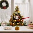 thumbnail image 1 of Tabletop Christmas Tree with Lights, Mini Artificial Christmas Tree, Christmas Party Decoration for Desktop Window Walkway Indoor Home, Red Plastic Table top Tree with LED Lights and Berries, 1 of 7
