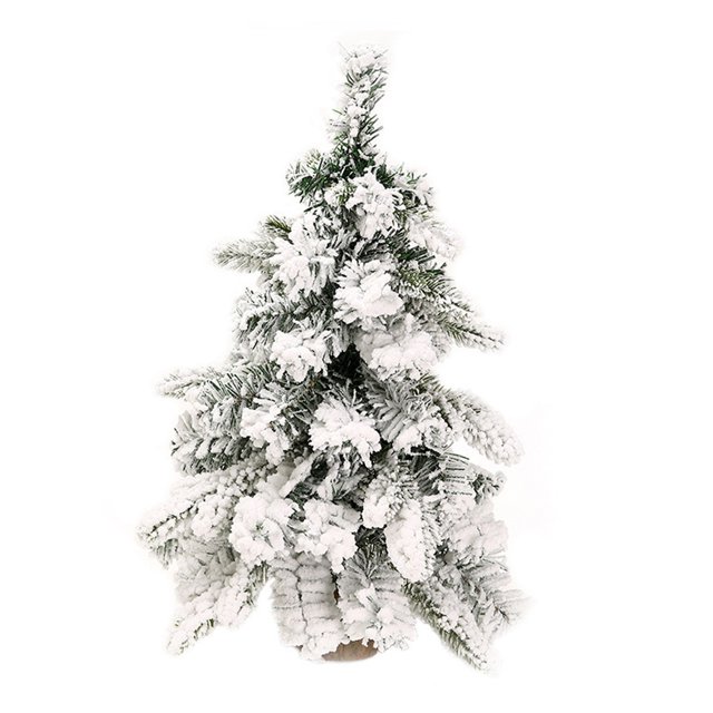 Tabletop Christmas Tree Snow Flocked Artificial Christmas Tree Mini
