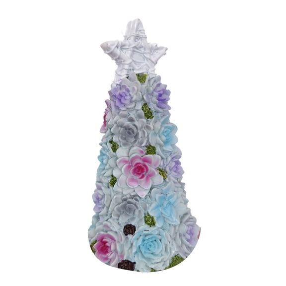 Tabletop Christmas Tree with Multicolor String Lights Miniatures Christmas Tree for Holiday