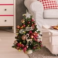 thumbnail image 1 of Tabletop Christmas Trees, 45CM Christmas Tree Set Christmas Home Mini Desktop Simulation Small Tree Package Ornaments, 1 of 6