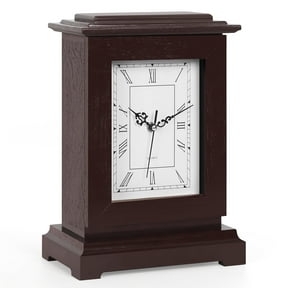 Tabletop Clock Safe with Hidden Shelf Storage for Secret Compartment Items