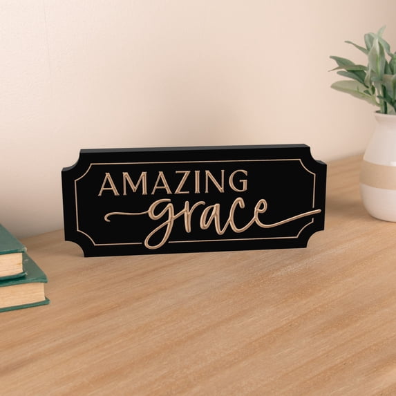 Tabletop Decor-Amazing Grace (10 x 4)