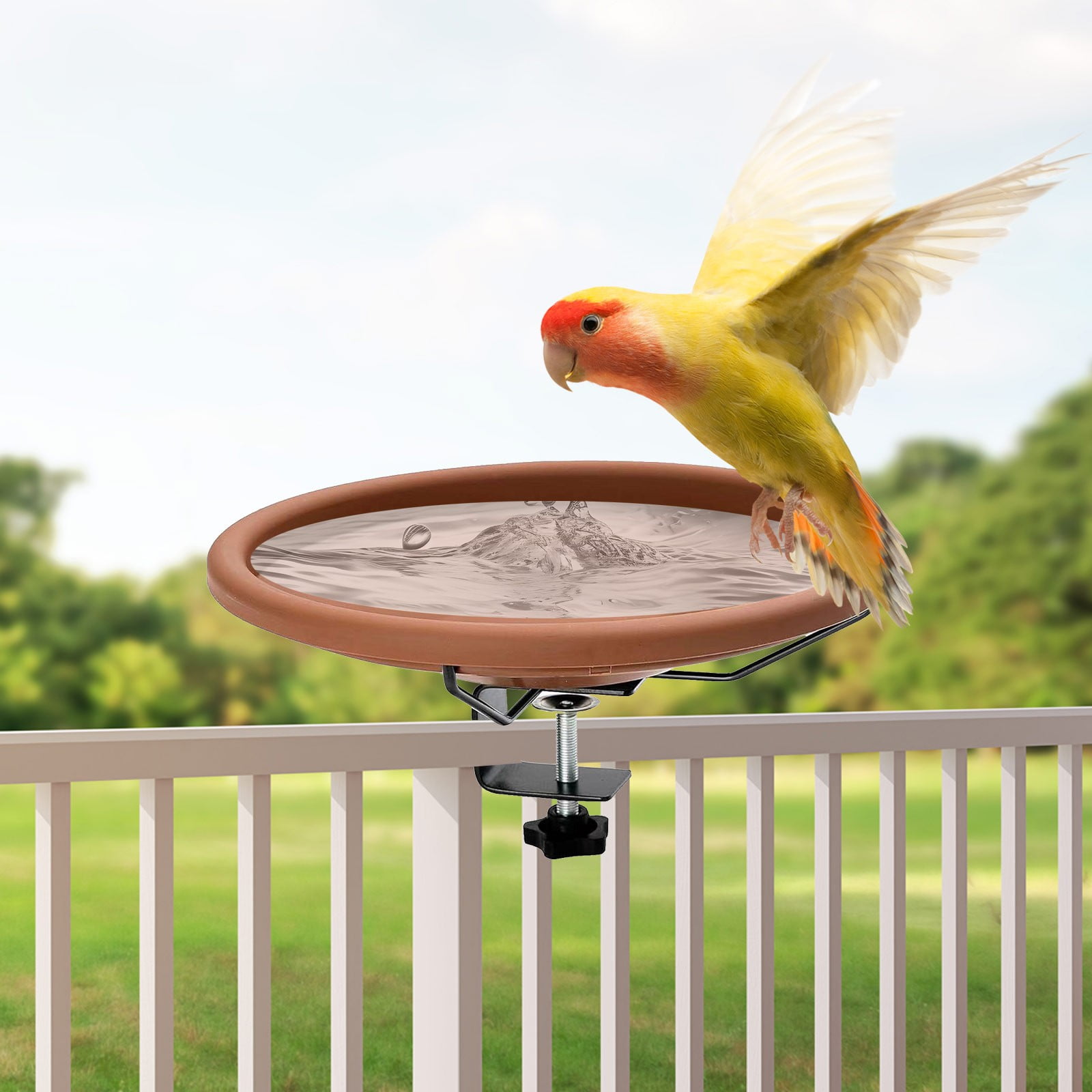 Tabletop Decor Detachable Bird Bath For Birds: An Decorative Outdoor ...