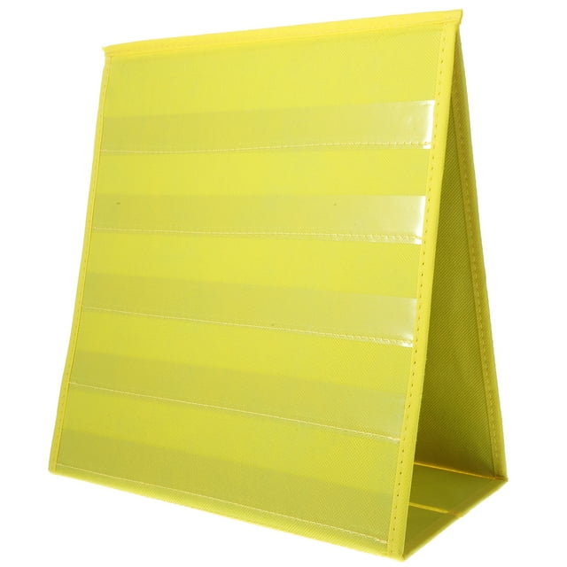 Tabletop Desktop Pocket Chart Double Sided Self Standing Desktop