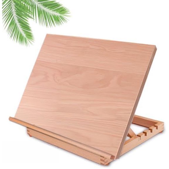 Tabletop Easel A3 Painting Easel with Smooth Surface, Adjustable Angle Art Easel for Artists, Children, Beginners & Student