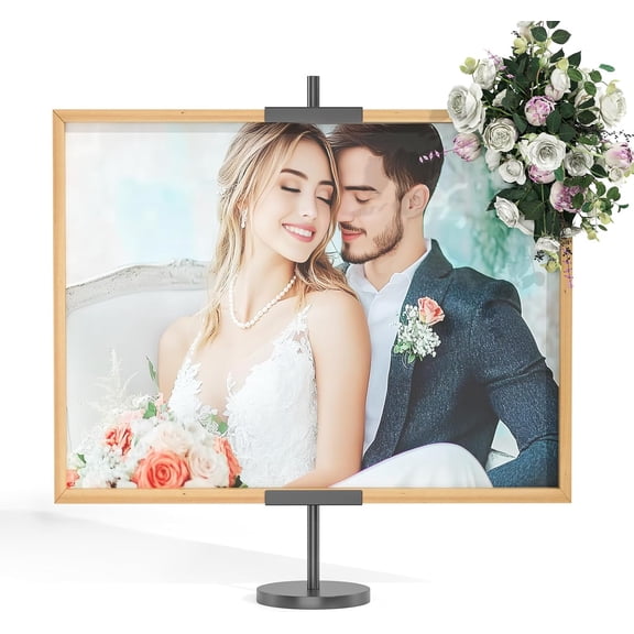 Tabletop Easel with Heavy Base,Picture Stands for Display,Easels Stand for Sign,Poster Stand,Stable Table top Easel Height Adjustable up to 29",Picture Frame Stands for Home Shop Japanese Standard